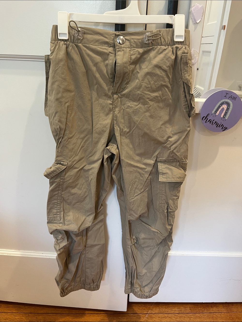 Kid’s  Cargo Pants in Khaki - Casual Utility Style